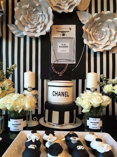 chanel birthday decorations.